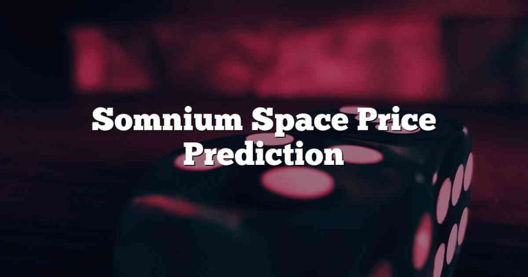 Somnium Space Price Prediction